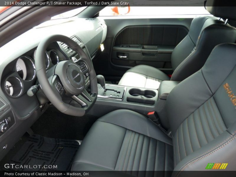  2014 Challenger R/T Shaker Package Dark Slate Gray Interior