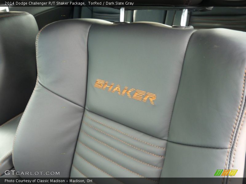 TorRed / Dark Slate Gray 2014 Dodge Challenger R/T Shaker Package