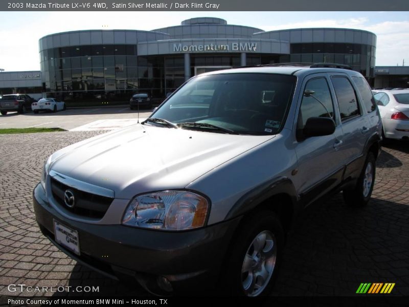 Satin Silver Metallic / Dark Flint Gray 2003 Mazda Tribute LX-V6 4WD