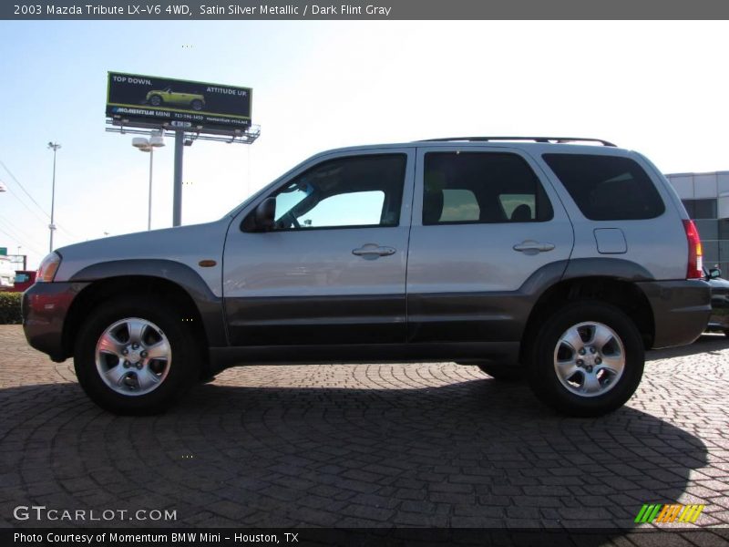 Satin Silver Metallic / Dark Flint Gray 2003 Mazda Tribute LX-V6 4WD