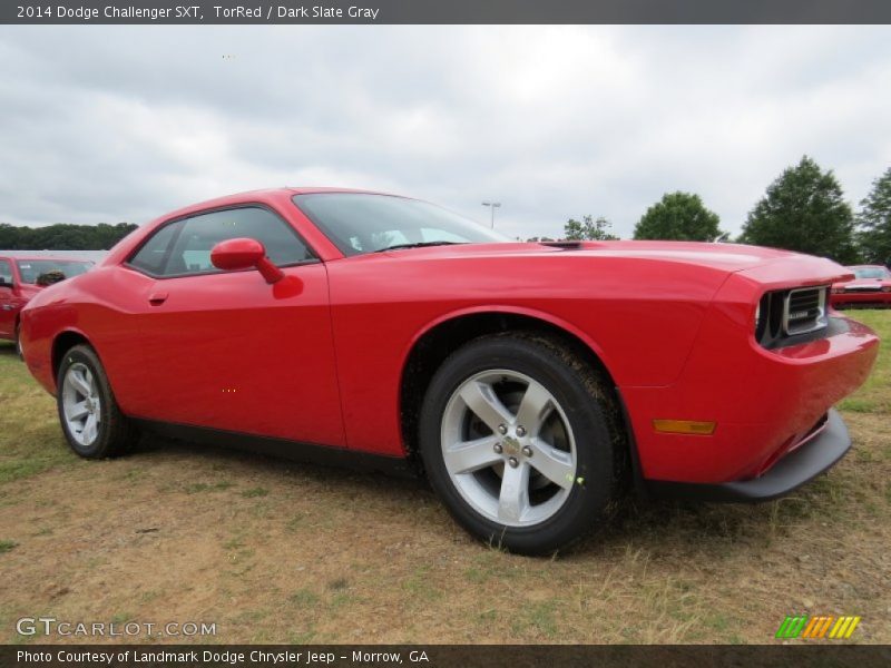TorRed / Dark Slate Gray 2014 Dodge Challenger SXT