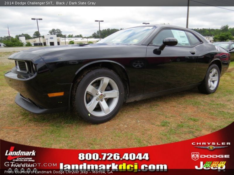 Black / Dark Slate Gray 2014 Dodge Challenger SXT