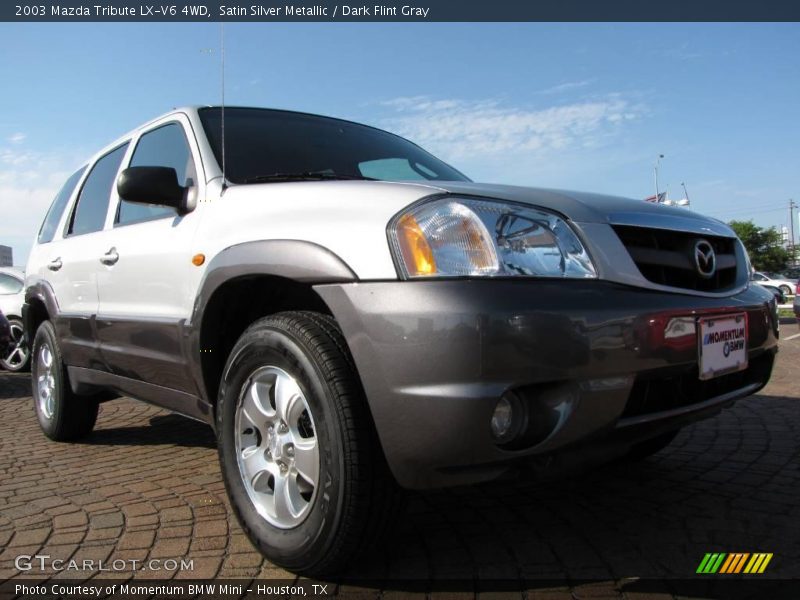 Satin Silver Metallic / Dark Flint Gray 2003 Mazda Tribute LX-V6 4WD