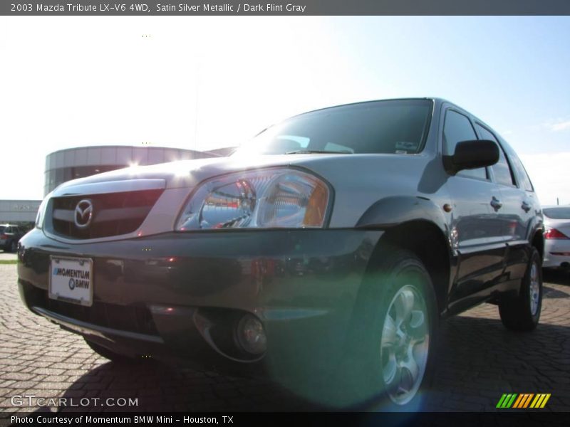 Satin Silver Metallic / Dark Flint Gray 2003 Mazda Tribute LX-V6 4WD