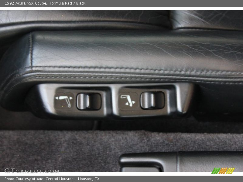 Controls of 1992 NSX Coupe