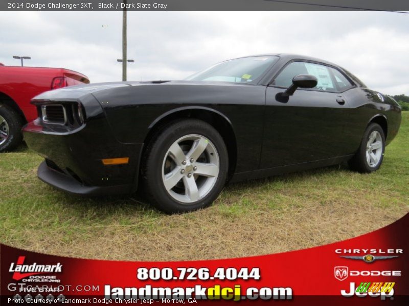 Black / Dark Slate Gray 2014 Dodge Challenger SXT