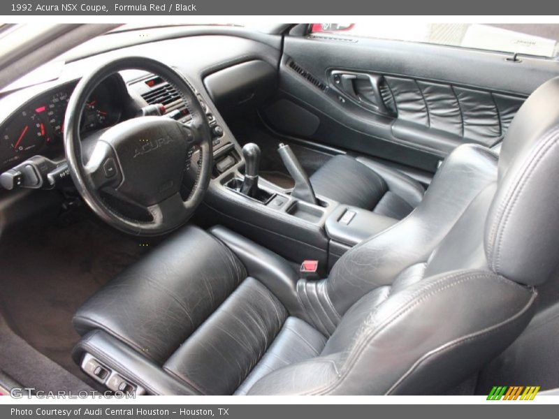 Black Interior - 1992 NSX Coupe 