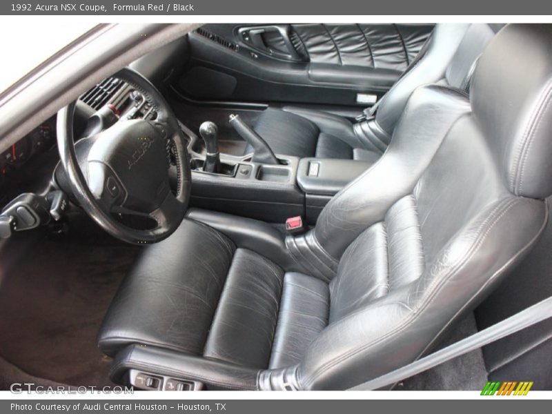 Front Seat of 1992 NSX Coupe