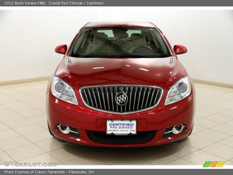Crystal Red Tintcoat / Cashmere 2012 Buick Verano FWD