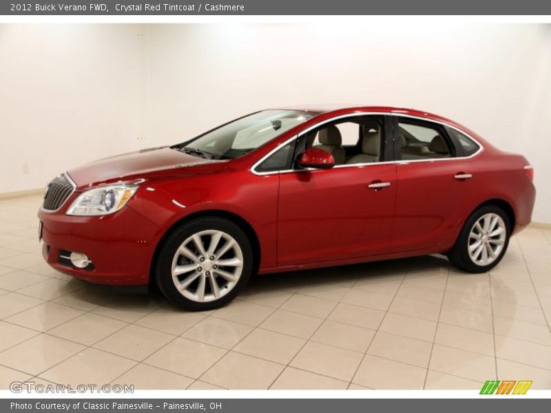 Crystal Red Tintcoat / Cashmere 2012 Buick Verano FWD