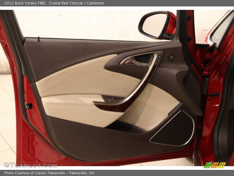 Crystal Red Tintcoat / Cashmere 2012 Buick Verano FWD