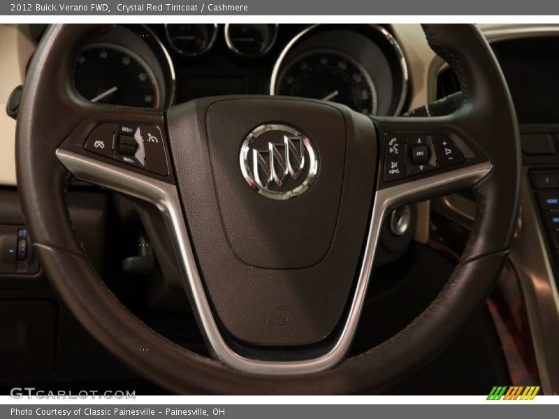 Crystal Red Tintcoat / Cashmere 2012 Buick Verano FWD