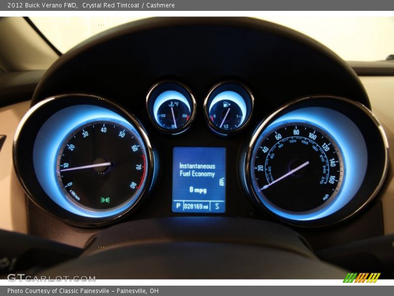Crystal Red Tintcoat / Cashmere 2012 Buick Verano FWD