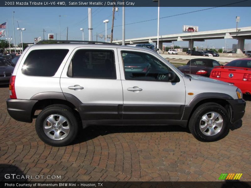 Satin Silver Metallic / Dark Flint Gray 2003 Mazda Tribute LX-V6 4WD