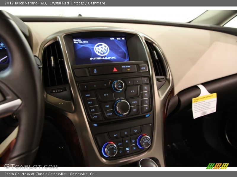 Crystal Red Tintcoat / Cashmere 2012 Buick Verano FWD