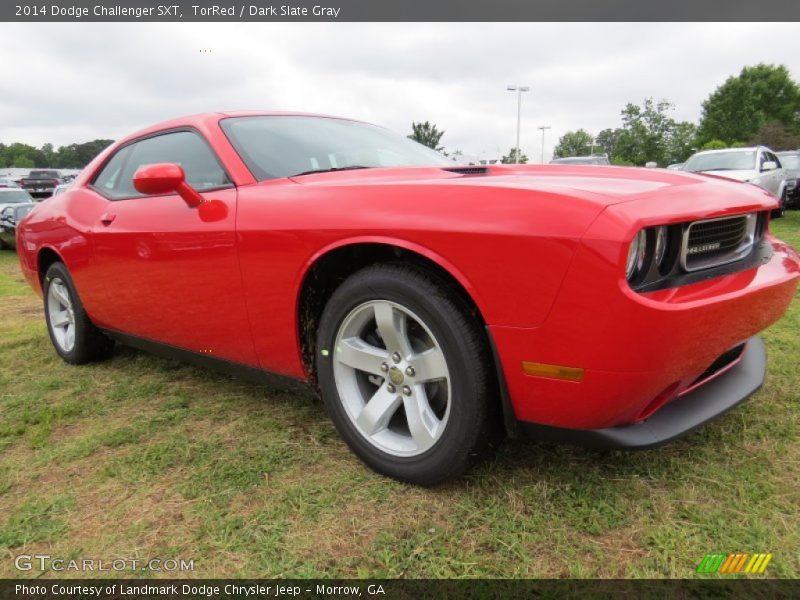 TorRed / Dark Slate Gray 2014 Dodge Challenger SXT