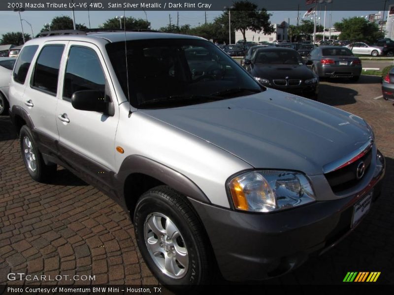 Satin Silver Metallic / Dark Flint Gray 2003 Mazda Tribute LX-V6 4WD