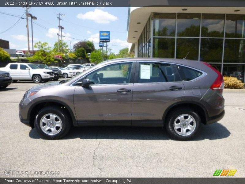 Urban Titanium Metallic / Black 2012 Honda CR-V LX 4WD