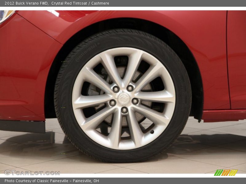 Crystal Red Tintcoat / Cashmere 2012 Buick Verano FWD