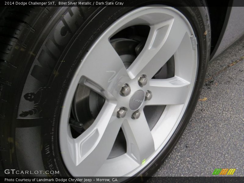 Billet Silver Metallic / Dark Slate Gray 2014 Dodge Challenger SXT