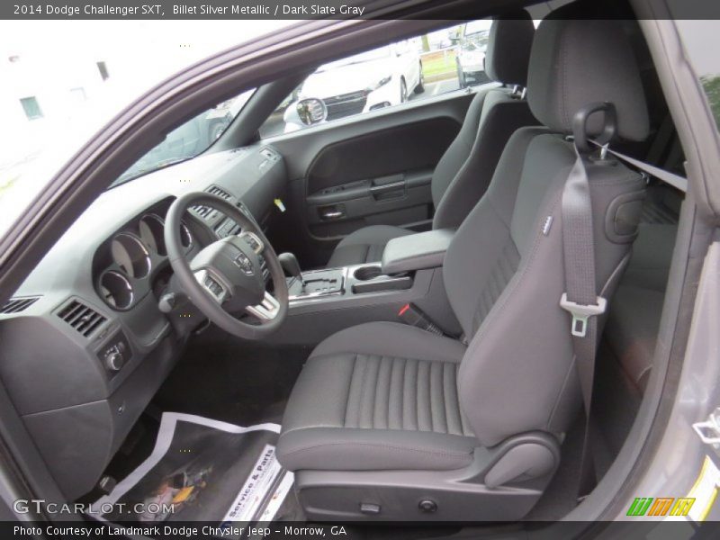 Billet Silver Metallic / Dark Slate Gray 2014 Dodge Challenger SXT
