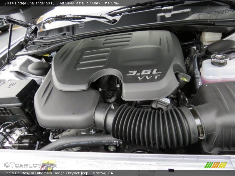 Billet Silver Metallic / Dark Slate Gray 2014 Dodge Challenger SXT