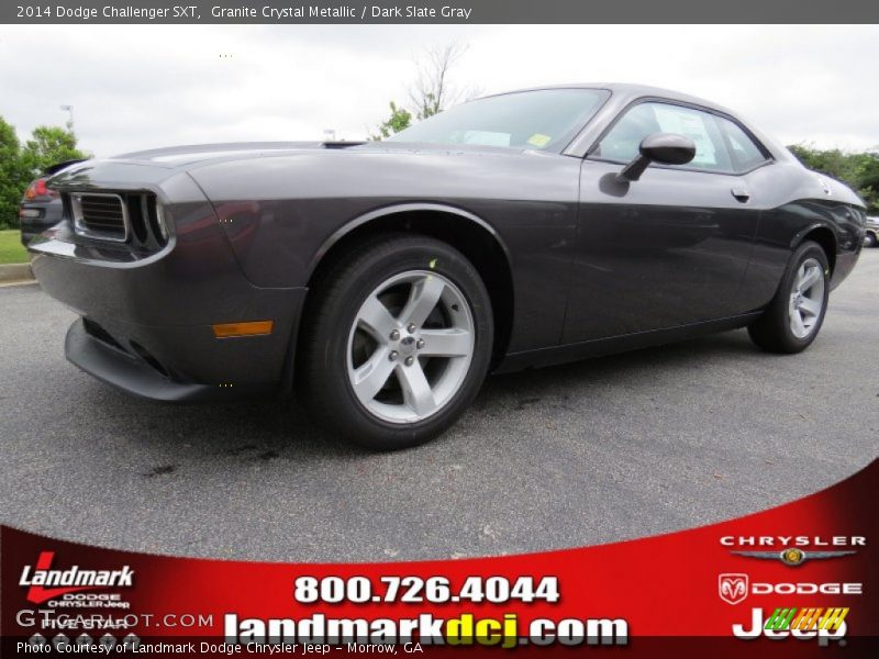 Granite Crystal Metallic / Dark Slate Gray 2014 Dodge Challenger SXT