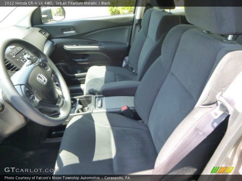 Urban Titanium Metallic / Black 2012 Honda CR-V LX 4WD
