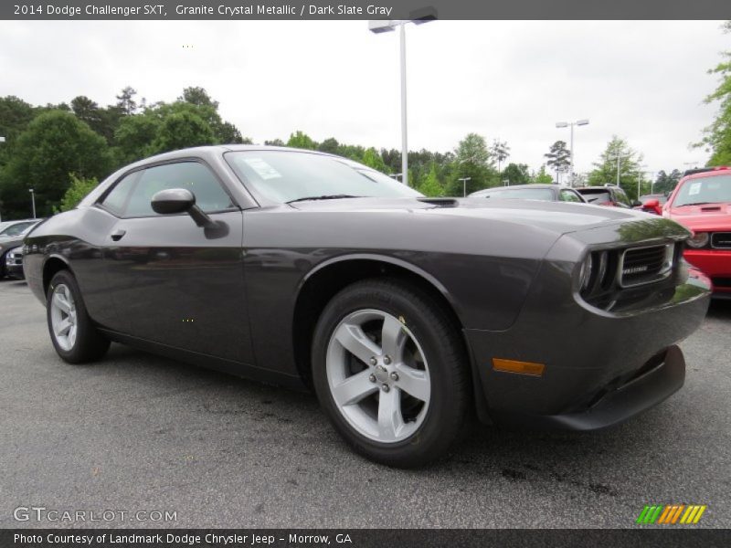 Granite Crystal Metallic / Dark Slate Gray 2014 Dodge Challenger SXT