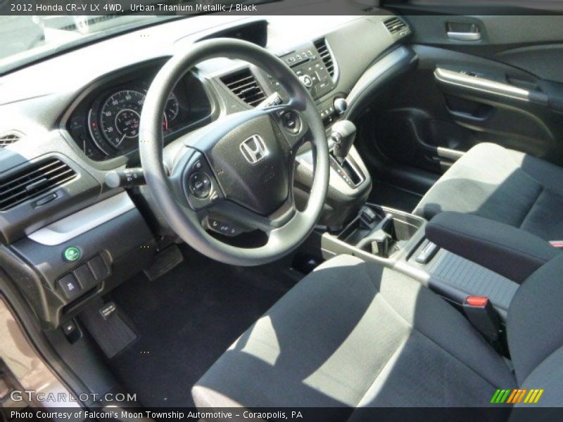 Urban Titanium Metallic / Black 2012 Honda CR-V LX 4WD