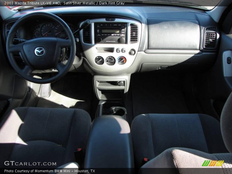 Satin Silver Metallic / Dark Flint Gray 2003 Mazda Tribute LX-V6 4WD