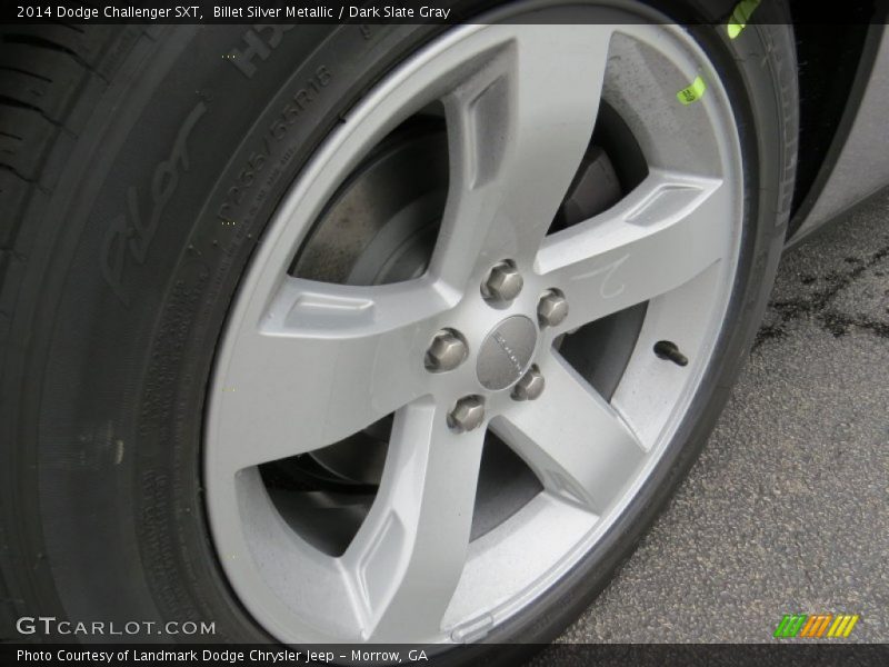 Billet Silver Metallic / Dark Slate Gray 2014 Dodge Challenger SXT