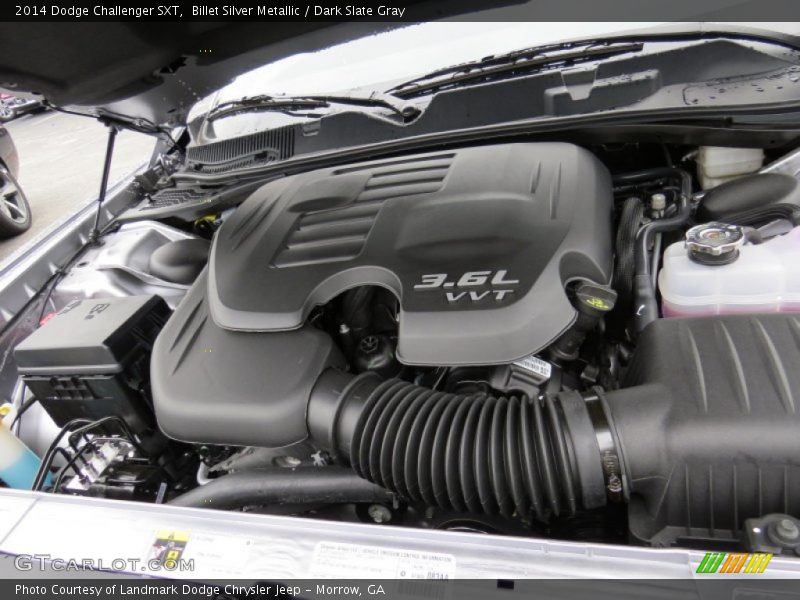 Billet Silver Metallic / Dark Slate Gray 2014 Dodge Challenger SXT