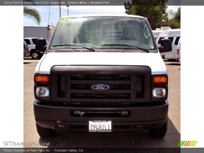 Oxford White / Medium Flint 2014 Ford E-Series Van E150 Cargo Van