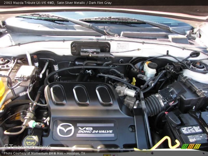 Satin Silver Metallic / Dark Flint Gray 2003 Mazda Tribute LX-V6 4WD