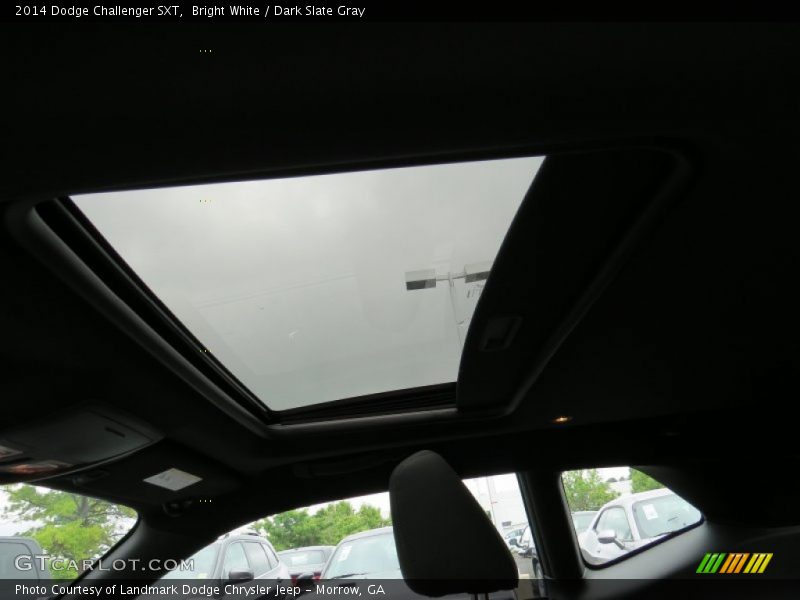 Bright White / Dark Slate Gray 2014 Dodge Challenger SXT