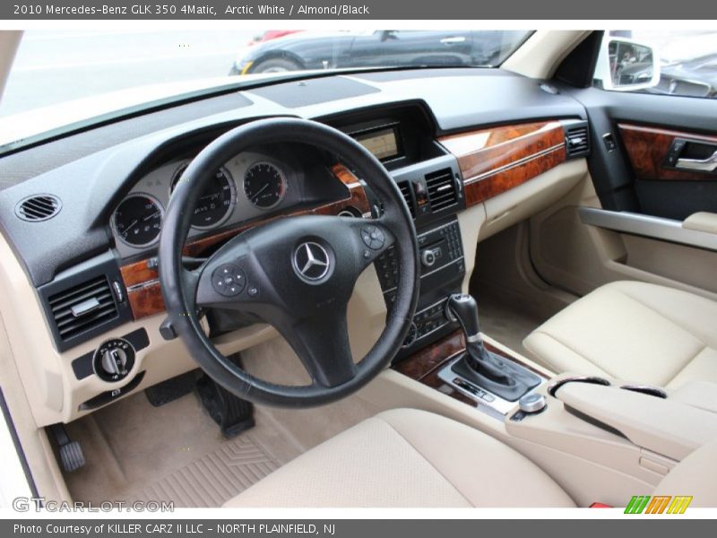 Arctic White / Almond/Black 2010 Mercedes-Benz GLK 350 4Matic