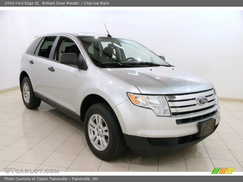 Brilliant Silver Metallic / Charcoal Black 2009 Ford Edge SE