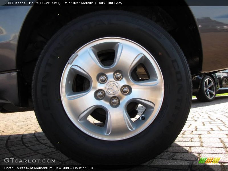 Satin Silver Metallic / Dark Flint Gray 2003 Mazda Tribute LX-V6 4WD