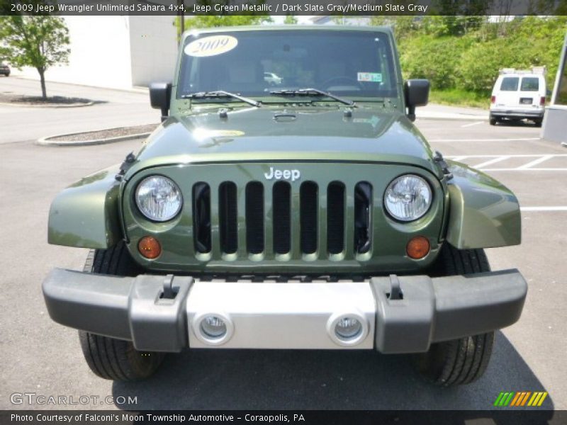 Jeep Green Metallic / Dark Slate Gray/Medium Slate Gray 2009 Jeep Wrangler Unlimited Sahara 4x4