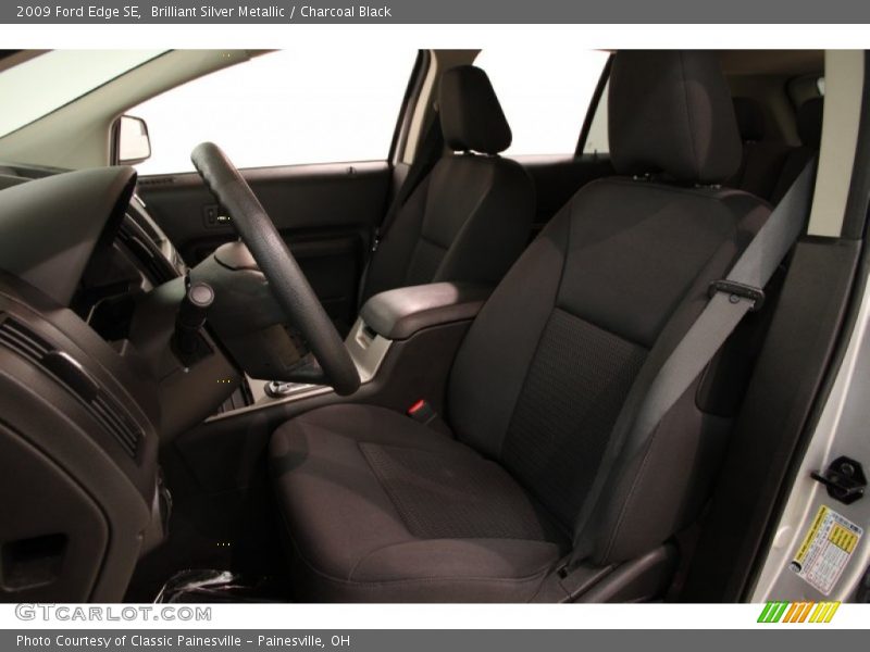 Brilliant Silver Metallic / Charcoal Black 2009 Ford Edge SE