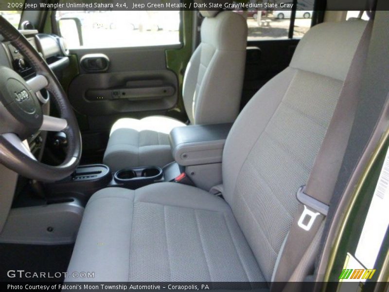 Jeep Green Metallic / Dark Slate Gray/Medium Slate Gray 2009 Jeep Wrangler Unlimited Sahara 4x4