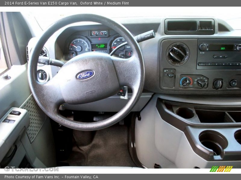 Oxford White / Medium Flint 2014 Ford E-Series Van E150 Cargo Van