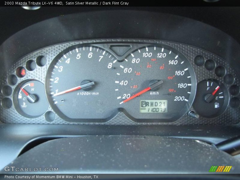 Satin Silver Metallic / Dark Flint Gray 2003 Mazda Tribute LX-V6 4WD