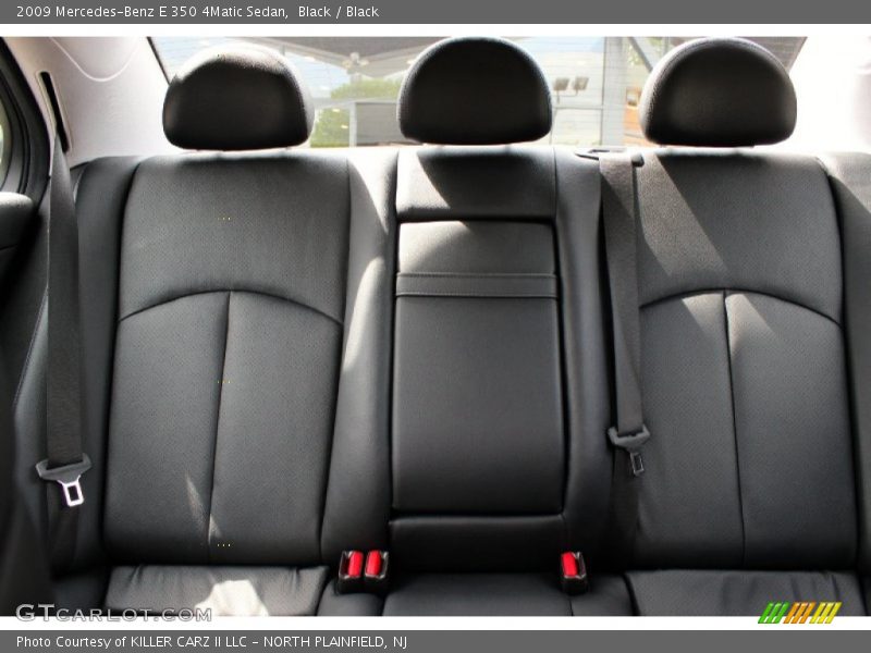 Black / Black 2009 Mercedes-Benz E 350 4Matic Sedan