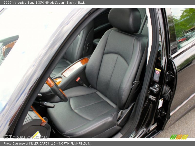 Black / Black 2009 Mercedes-Benz E 350 4Matic Sedan