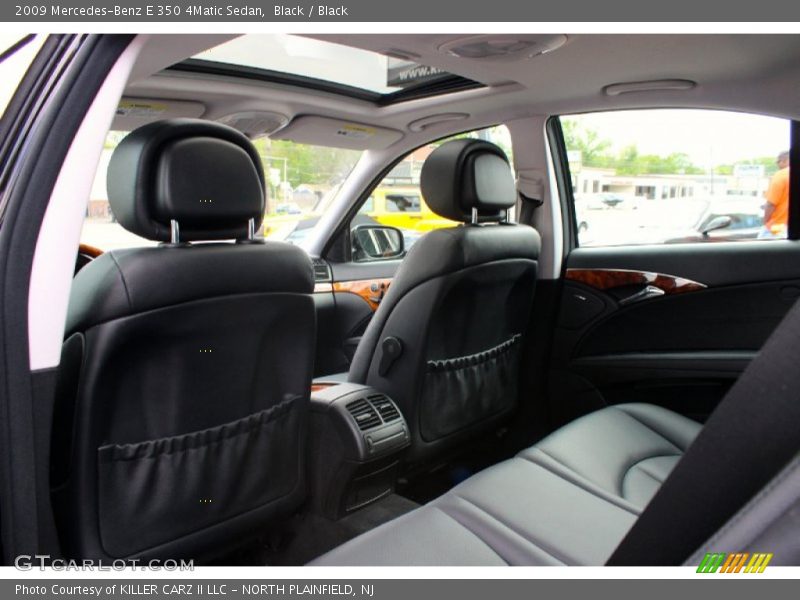 Black / Black 2009 Mercedes-Benz E 350 4Matic Sedan