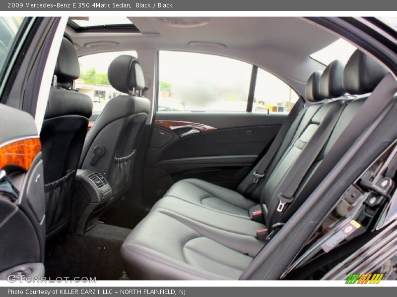 Black / Black 2009 Mercedes-Benz E 350 4Matic Sedan