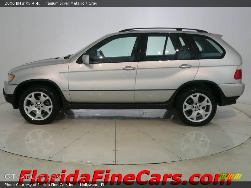 Titanium Silver Metallic / Gray 2000 BMW X5 4.4i