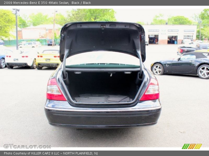 Black / Black 2009 Mercedes-Benz E 350 4Matic Sedan